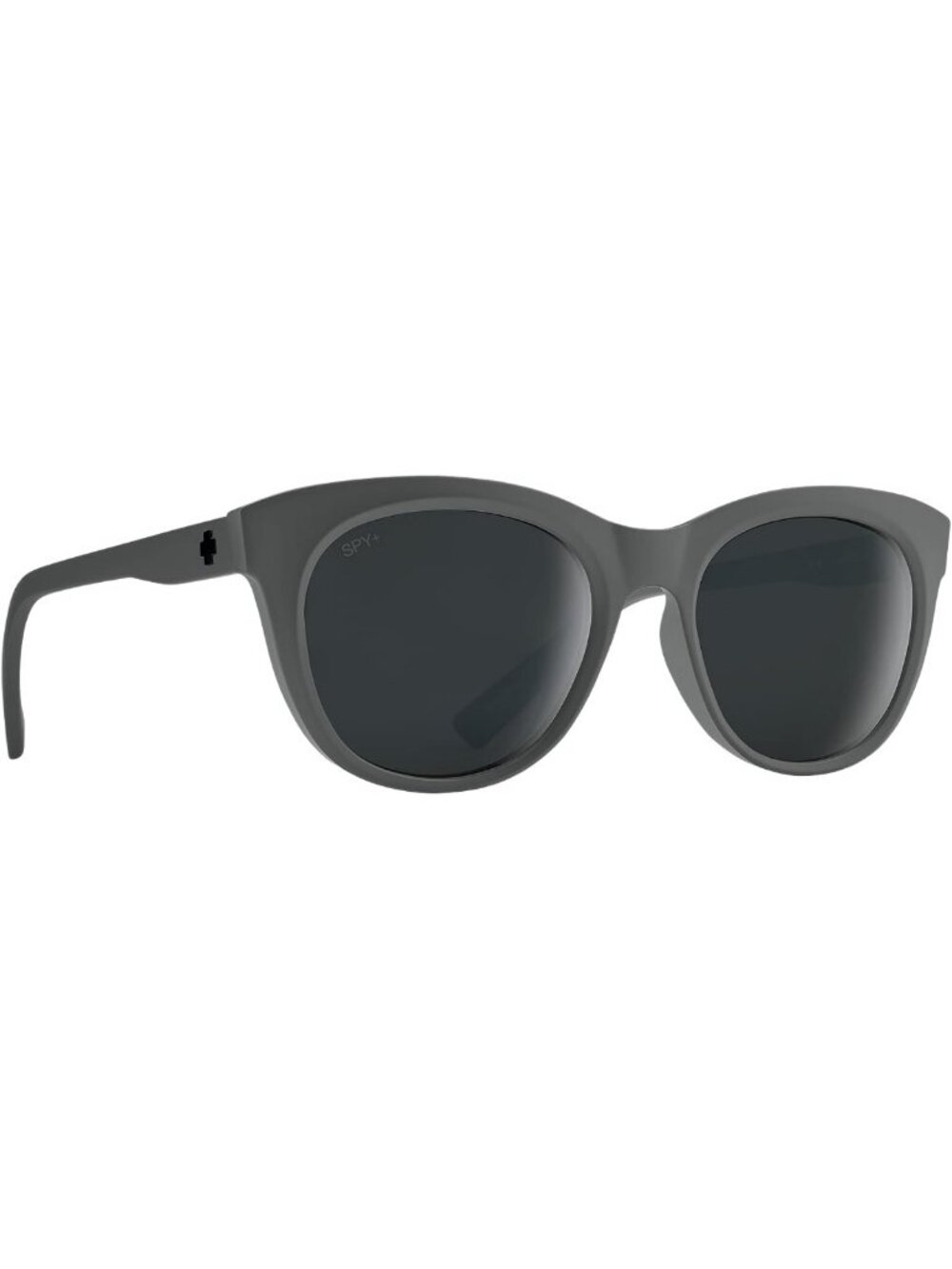 Stylish Matte Gunmetal Sunglasses with Polarized Black Spectra Mirror Lens - One